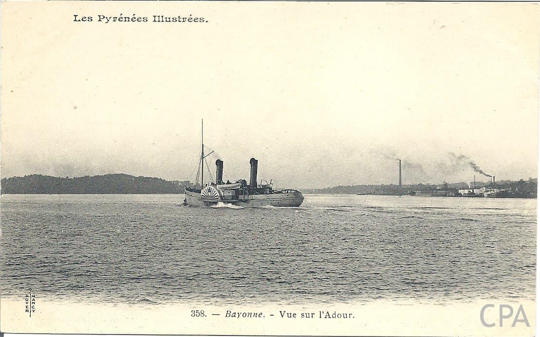 Les Pyrénées Illustrées - Vue sur l'Adour