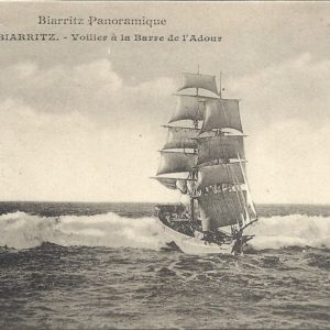 Panoramique Voilier à la Barre de l'Adour