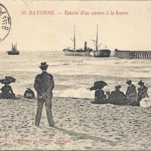 Entrée d'un navire à la Barre.