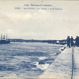 LES BASSES-PYRENEES - BAYONNE. - La Barre - Coté Boucau