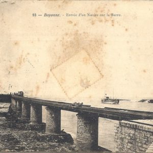 Entrée d'un Navire sur la Barre