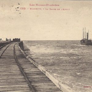 LES BASSES-PYRENEES - BIARRITZ. - LA BARRE DE L'ADOUR