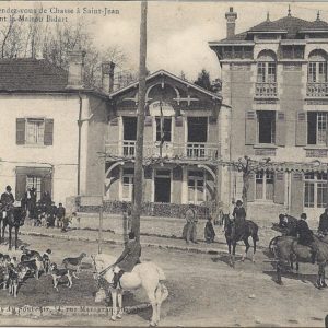 Rendez vous de Chasse à Saint-Jean devant la Maison Bidart