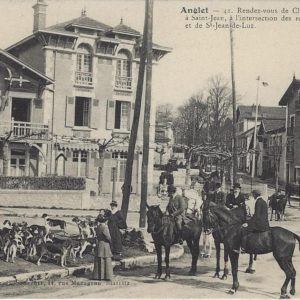 Anglet - 41 Rendez vus de Chasse au Renard à St Jean, à l'intersection des routes de Biarritz et de St Jean de Luz