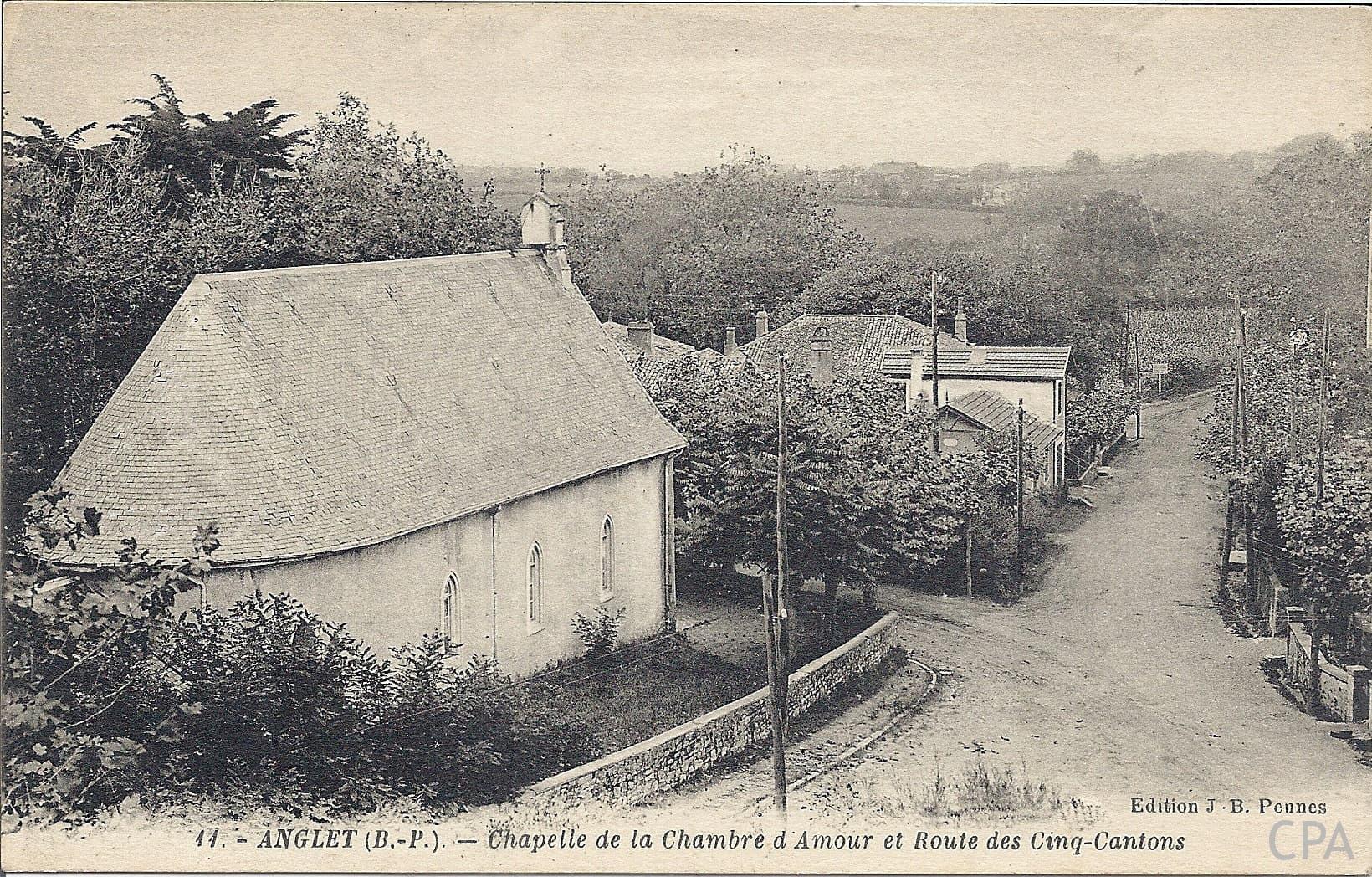 (B.-P.) - Chapelle de la Chambre d'Amour et route des Cinq-Cantons