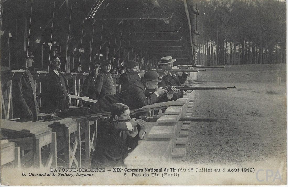 XIXe Concours National de Tir (du 16 Juillet au 5 Août 1912) - 6 Pas de tir (Fusil)