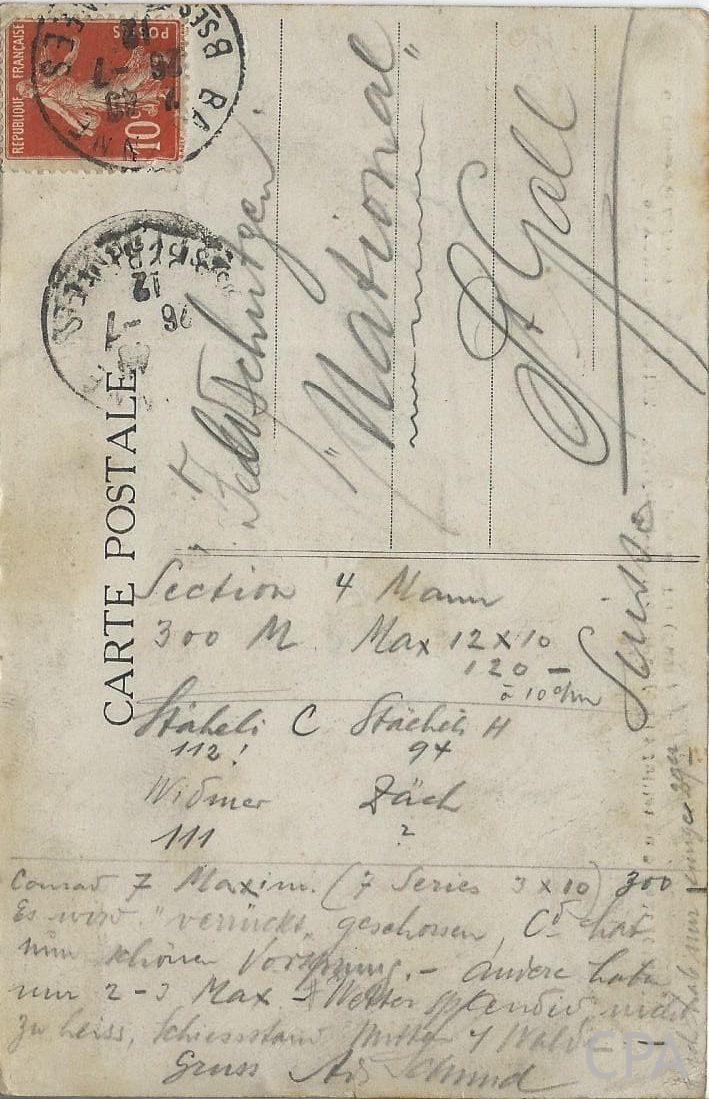 XIXe Concours National de Tir (du 16 Juillet au 5 Août 1912) - 6 Pas de tir (Fusil) – Image 2