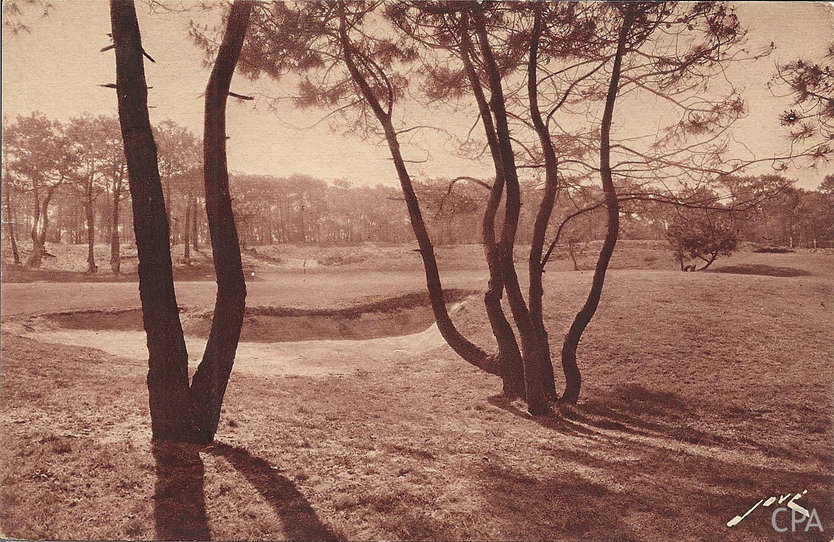 TOUTE LA FRANCE GOLF DE CHIBERTA -ANGLET BIARRITZ (B.-P.). trou N°3 Green N°3