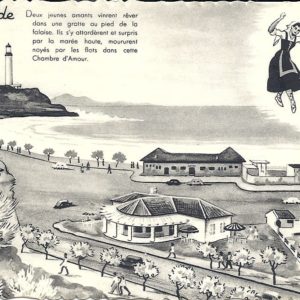 La légende de la Chambre d'Amour Chambre d'amour Plage Salon de thé - restaurant LA ROTONDE