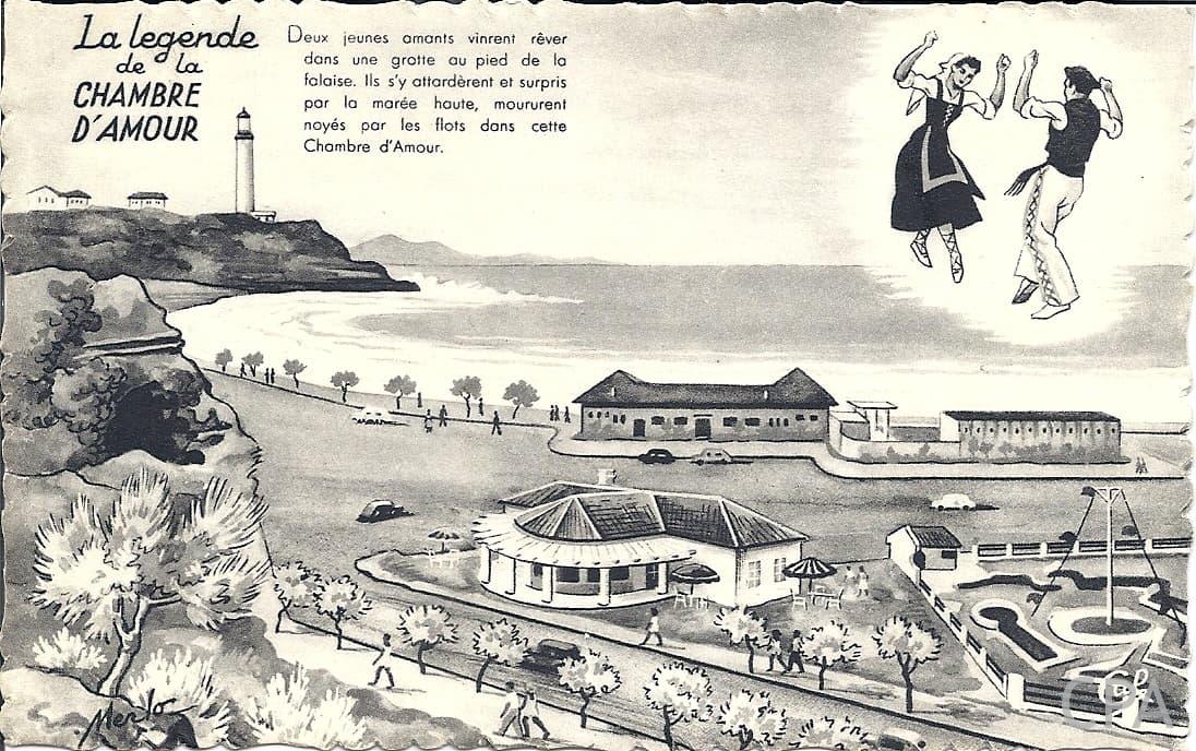 La légende de la Chambre d'Amour Chambre d'amour Plage Salon de thé - restaurant LA ROTONDE