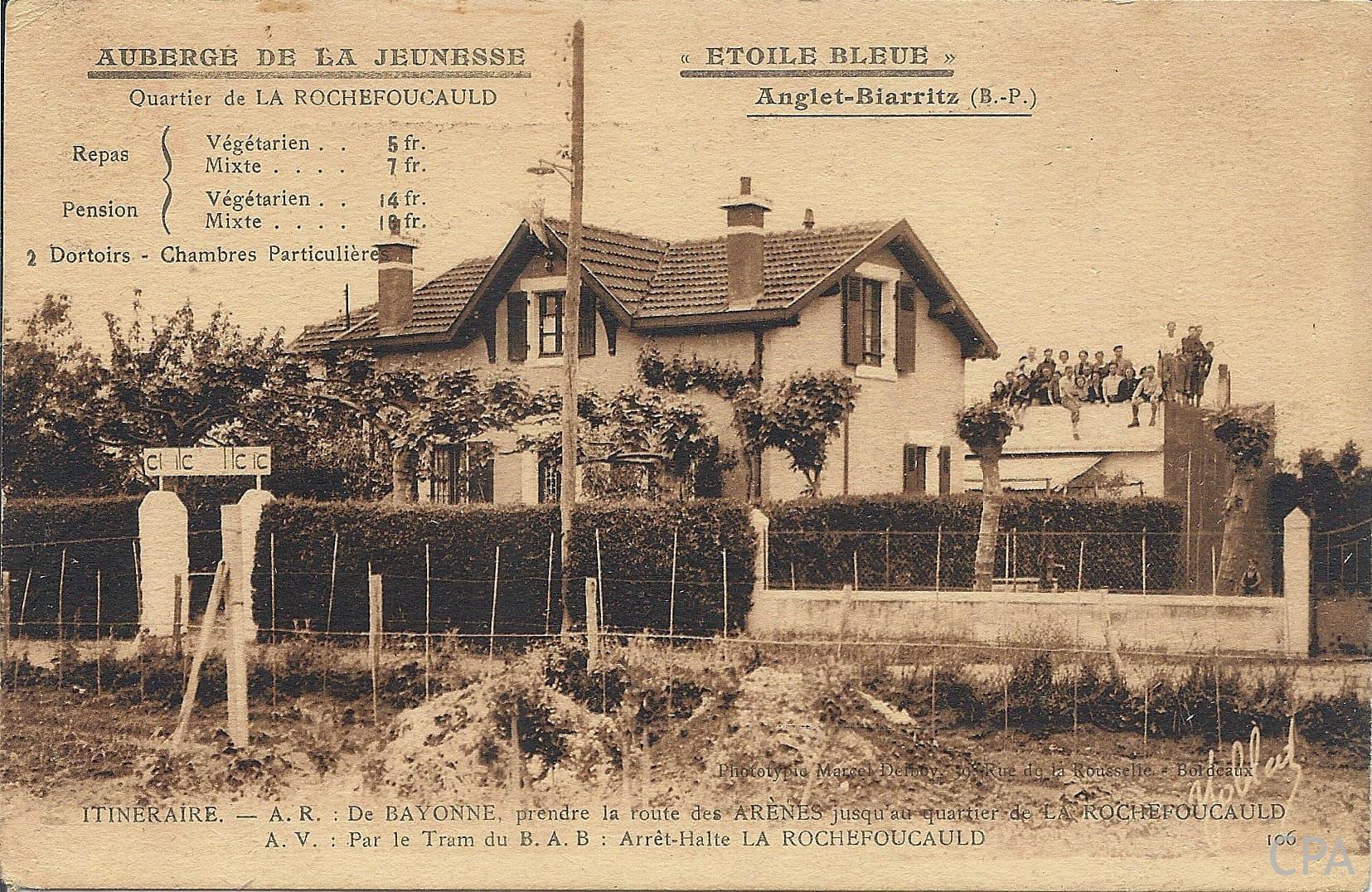 Auberge de la jeunesse Quartier de Larochefoucauld "ETOILE BLEUE" Anglet-Biarritz (B.-P.)