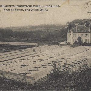 ETABLISSEMENTS d'HORTICULTURE, J.BIDAU Fils Route de Biarritz, BAYONNE (B.-P)