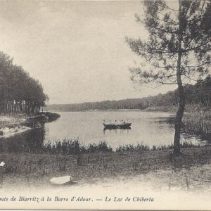 Route de Biarritz à la Barre d'Adour - Le Lac de Chiberta