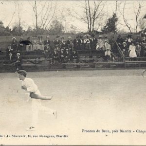 Fronton du Brun, près Biarritz - Chiquito en action