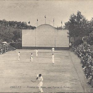 Fronton du Brun, une partie de pelote