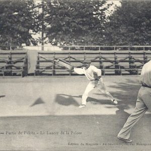 Partie de Pelote - Le lancer de la Pelote