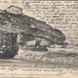 Le Phare, vue prise de la Plage de la Chambre d'Amour
