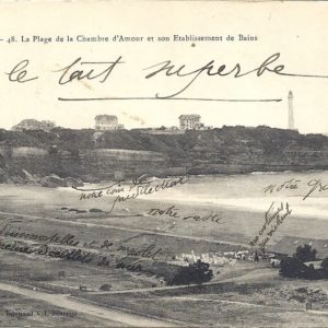 La Plage de la Chambre d'Amour et son Etablissement de Bains