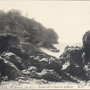 ANGLET-PLAGE, près Biarritz (B.-P). - Rochers de la Chambre d'Amour