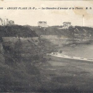 ANGLET-PLAGE (B.-P). - La Chambre d'Amour et le Phare