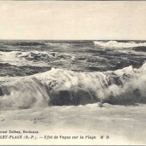 ANGLET-PLAGE (B.-P.). - Effet de Vague sur la Plage