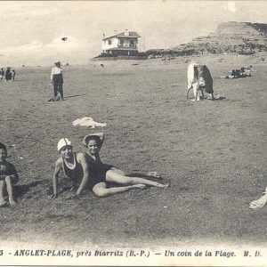 ANGLET PLAGE, près Biarritz (B.-P) - Un Coin de la Plage