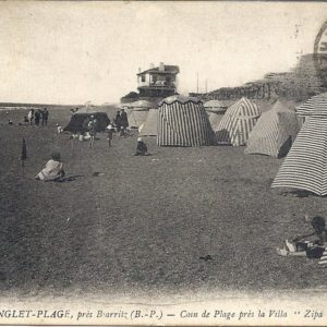 ANGLET-PLAGE, près Biarritz (B.-P) - Coin de Plage près la Villa "Zipa"