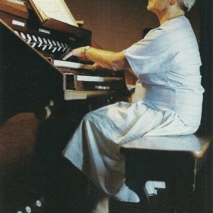 Sœur Emmanuelle, organiste Notre Dame du Refuge, Anglet (64) aout 1991