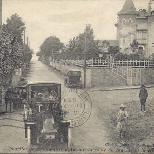 Quartier de la Chambre d'Amour, la route de Biarritz et la villa l'aiglon