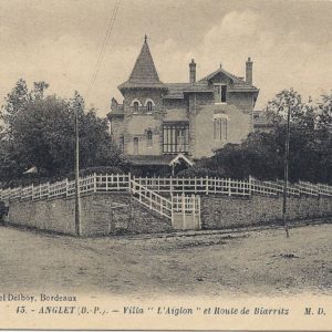 (B.-P.). - Villa "l'Aiglon" et route de Biarritz