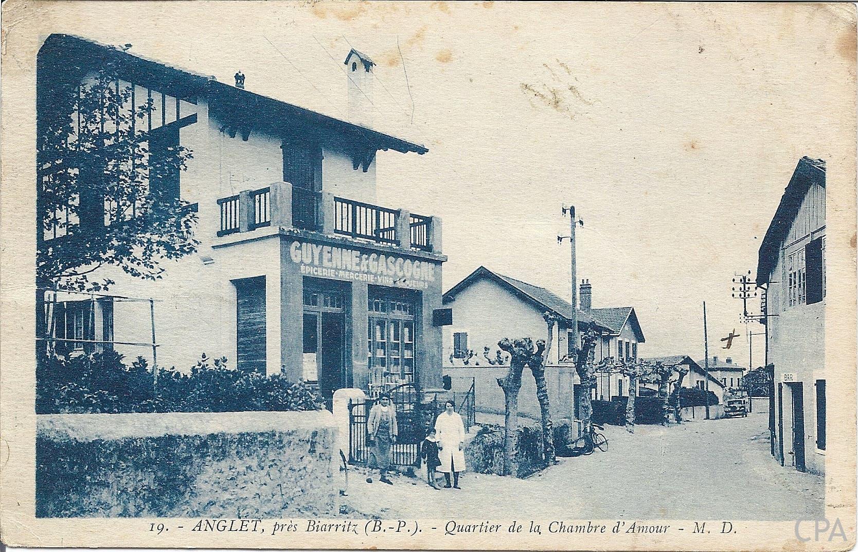 ANGLET, près Biarritz (B.-P.). - Quartier de la chambre d'Amour -