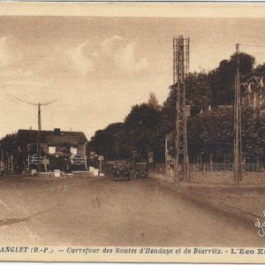 (B.-P.). - Carrefour des Routes d'Hendaye et de Biarritz - L'Eco Essence.