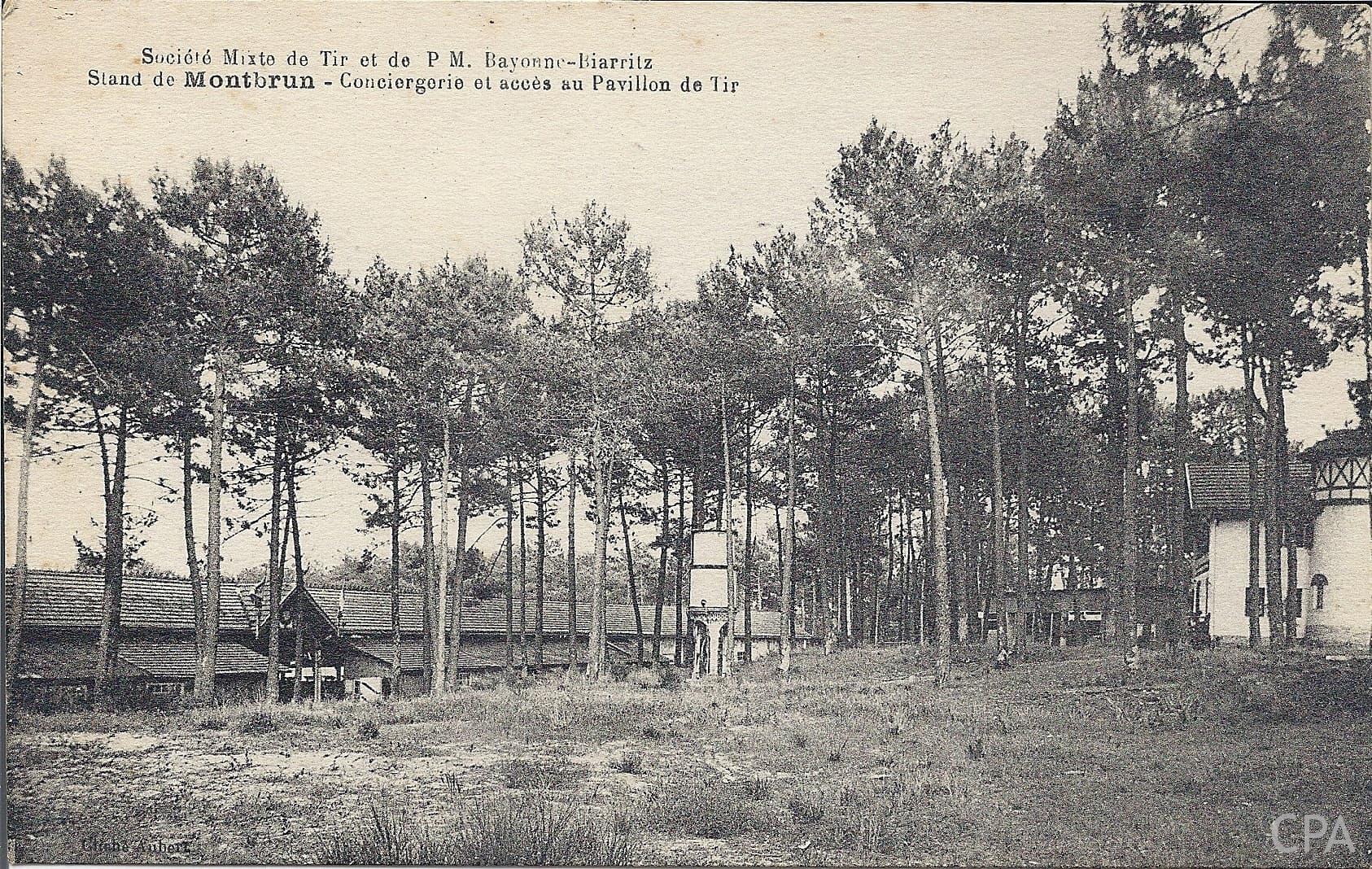 Société Mixte de Tir et de PM. Bayonne-Biarritz - Stand de Montbrun - Conciergerie et accès au Pavillon de Tir