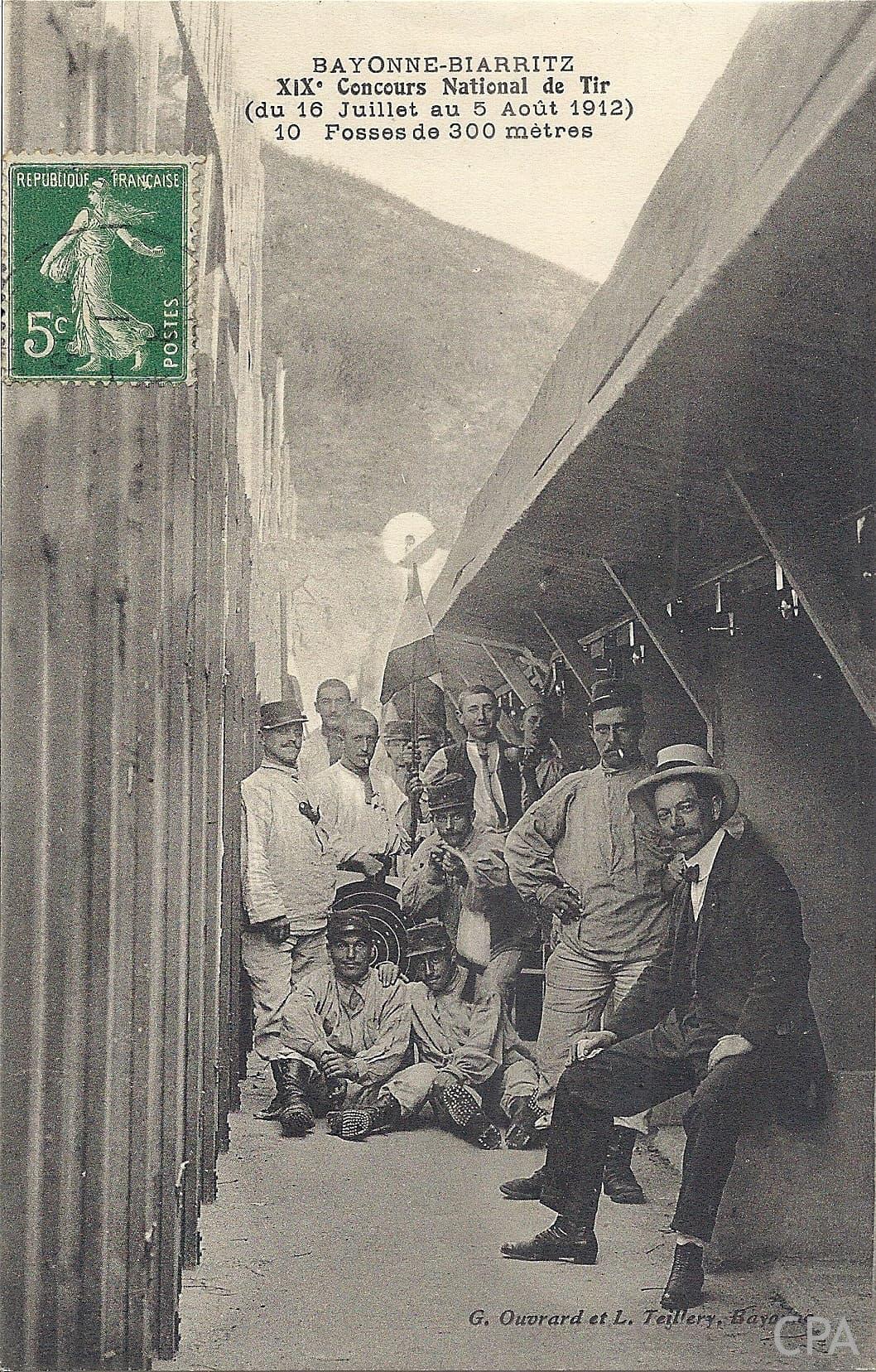 XIXe Concours National de Tir (du 16 Juillet au 5 Août 1912) - 10 Fosses de 300 mètres