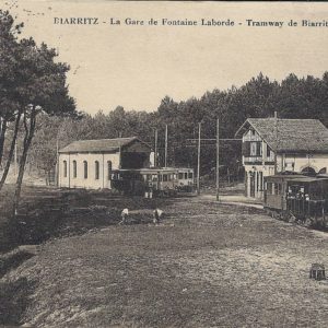 La Gare de Fontaine Laborde - Tramway de Biarritz à la Barre