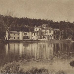 CHÂTEAU DU LAC DE BRINDOS - ANGLET (B.-P) - Tél : 412-51 Biarritz (recto de la carte)
