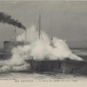- La Barre de l'Adour par gros Temps
