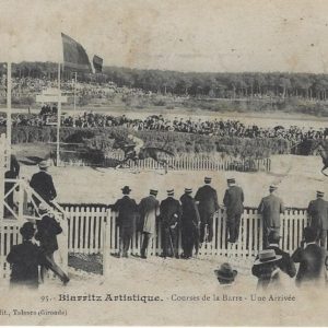 Biarritz Artistique. - Courses de la Barre - Une arrivée