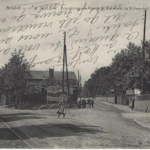 A Saint-Jean : Intersection des Routes de Biarritz et de St Jean-de-Luz