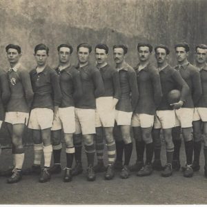 Carte photo des Genêts d'Anglet section Football l’équipe de 1922