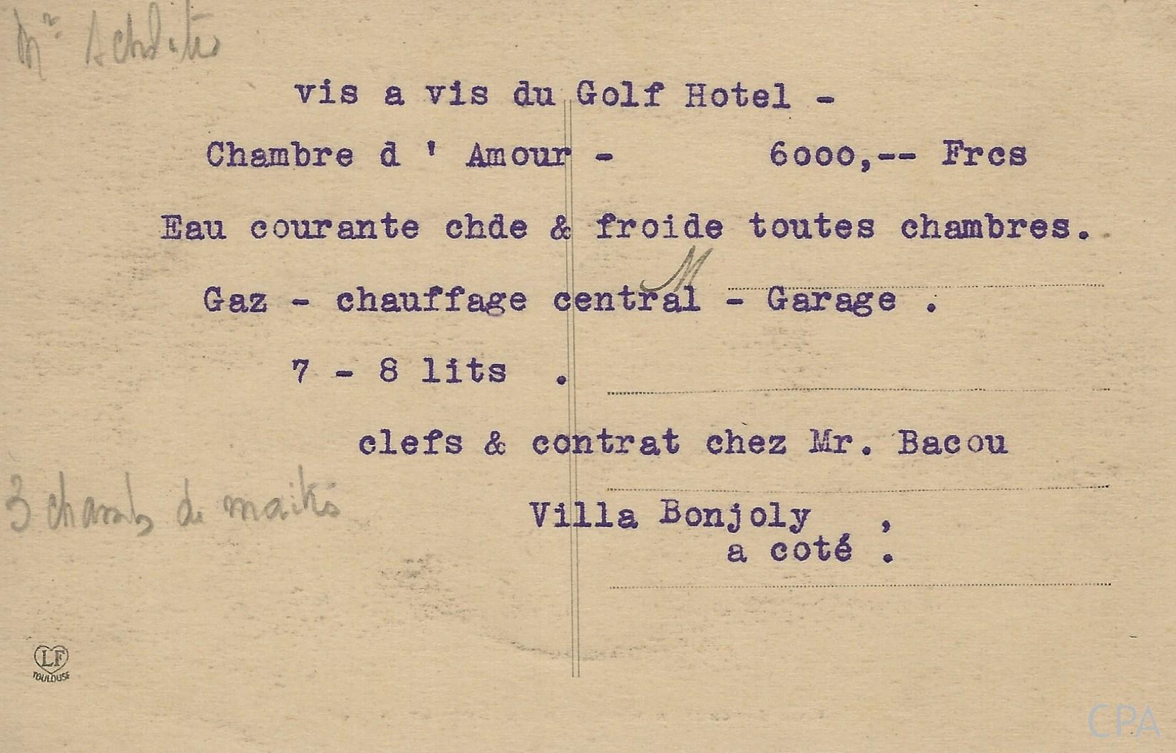 VILLA LENCHU CHAMBRE D'AMOUR, ANGLET (B.-Pyr) – Image 3