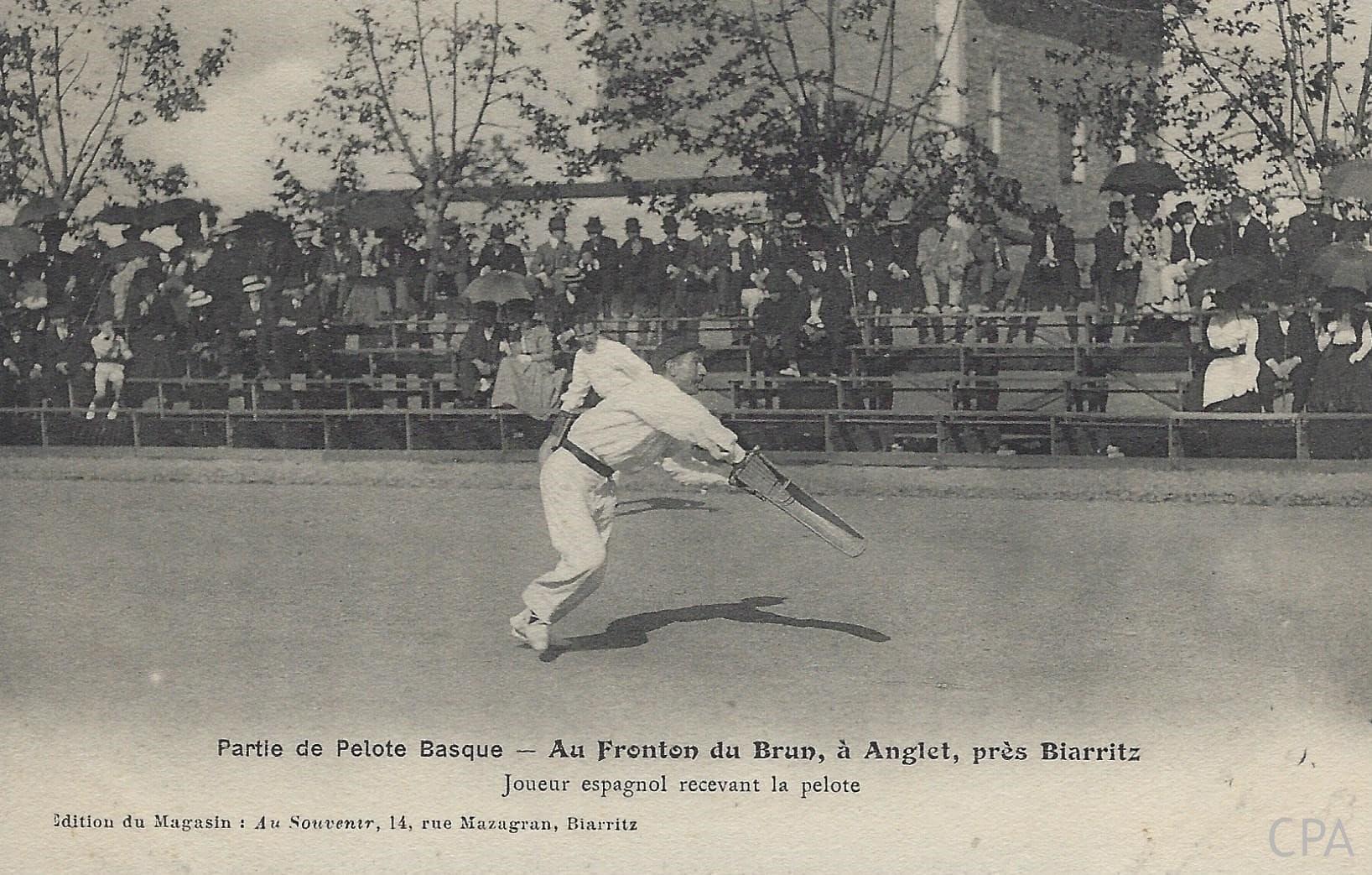 Partie de Pelote Basque - Au Fronton du Brun, à Anglet, près Biarritz