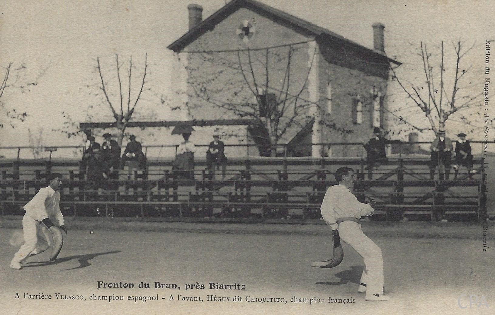 Fronton du Brun, près Biarritz
