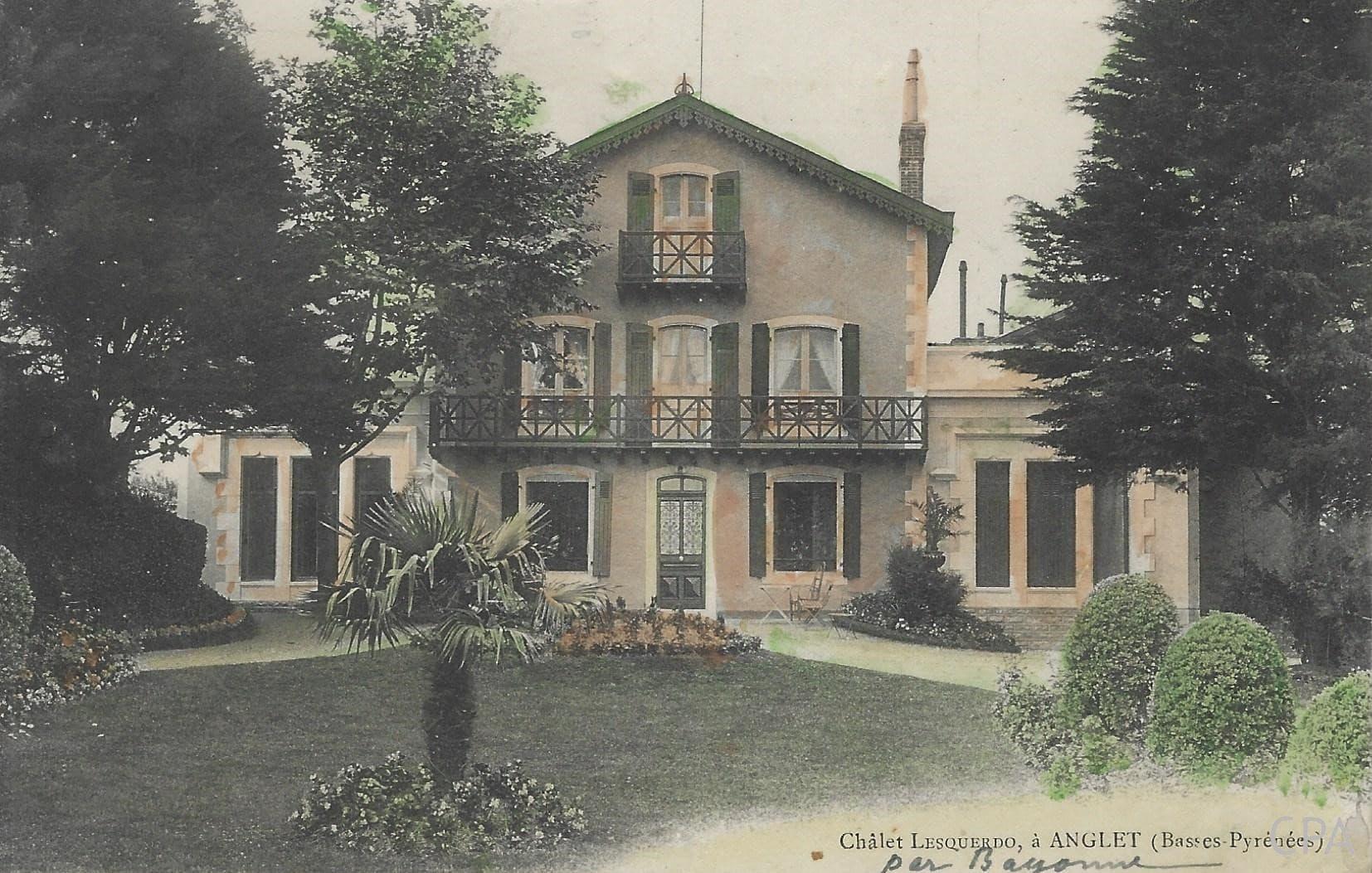 Châlet LESQUERDO, à ANGLET (Basses-Pyrénées) (Colorisée)