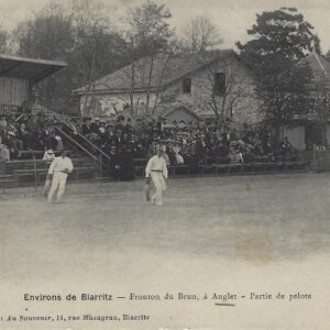 Fronton du Brun, à Anglet - Partie de pelote