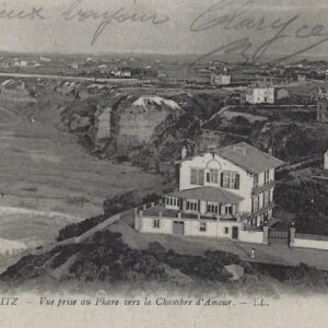 Vue prise du Phare vers la chambre d'Amour